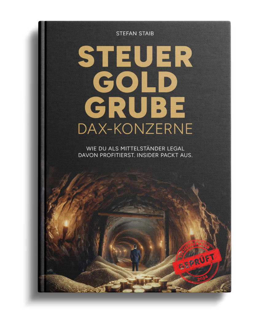 Originalcover: Steuergoldgrube Dax-Konzerne von Stefan Staib